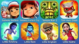 Subway Surfers,Subway Surfers City,Temple Run 2,Tom Hero Dash,Litle Krishna,Litle Ram,Little Singham