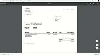 Odoo - How to print Bank Account Details on Invoice (Odoo9, 10, 11)