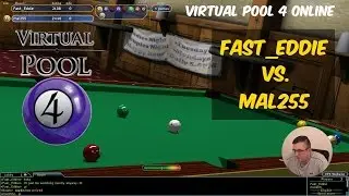 Virtual Pool 4 онлайн | Матч &laquo;9 шаров&raquo; | Mal255 против Fast_Eddie | Гонка до 5