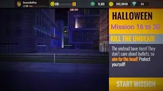 Sniper 3d Halloween event week 2 Mission 16 to 20
