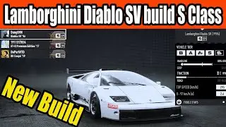 Lamborghini Diablo SV build S Class in NFS Unbound - New Build
