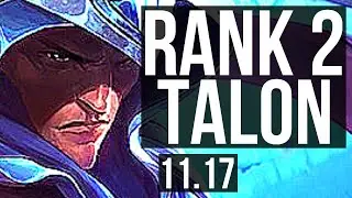 TALON vs LUCIAN (MID) | Rank 2 Talon, 8/1/4, 500+ games, Dominating | NA Challenger | v11.17
