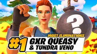 1ST PLACE DUO CASH CUP - MOST ELIMINATIONS 🏆 w/ Veno | Queasy