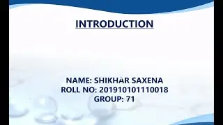 Biomolecules || Shikhar Saxena || 201910101110018 || B.Tech CS || SRMU