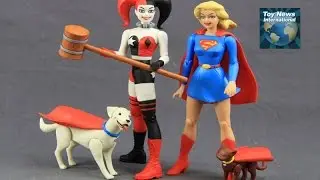 DC Comics Designer Series Darwyn Cooke Supergirl & Harley Quinn Figures Review