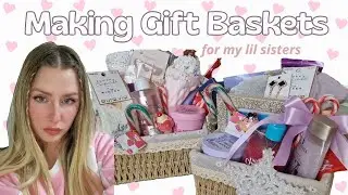 Making Christmas Baskets for my Lil Sisters 🧸🎁