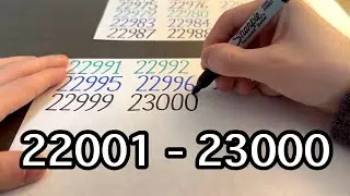 Writing Counting 22001 - 23000: Slideshow of Discord tag comments