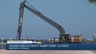 Boat ramps at Jensen Beach Boat Ramp Park temporarily closing for repairs