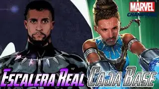 🪜🐈‍⬛ ESCALERA REAL: CAJA BASE 🪜🐈‍⬛| T'CHALLA Y SHURI VS. RINO [MARVEL CHAMPIONS]