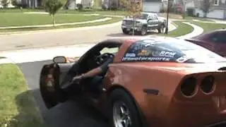 World's fastest IRS Corvette Record Run then picking up the kids at school