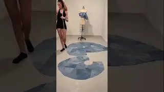 How I made :  a unique denim dress  #rbonneygabriel #shorts