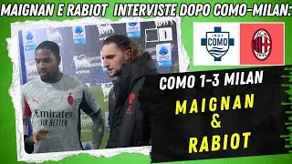 Maignan e Rabiot Parlano Dopo Como-Milan | Tutte le Interviste Post Partita