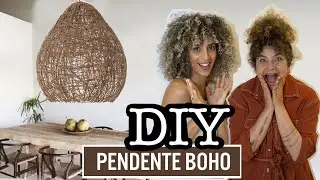 DIY LAMPADARIO STILE BOHO // COME FARE UN PENDENTE IN CORDA
