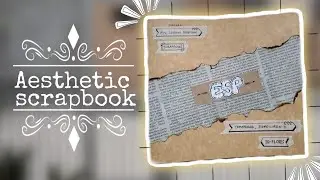 Aesthetic Scrapbook | scrapbook ideas | simple scrapbook | pop up