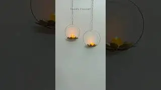 DIY diwali decoration idea ✨#festivedecor#diwalidecor#festivecrafts#handmadedecor#diycandleholder