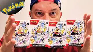 🔥Abrindo 4 NOVAS MINI BOOSTER BOX de EVOLUÇÕES PRISMATICAS