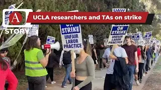 UCLA teaching assistants and researchers on strike for better pay and benefits