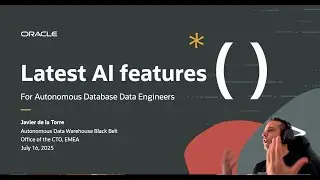 Developer Coaching - Latest AI features for Autonomous Database Data Engineers