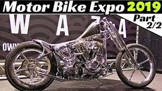 Motor Bike Expo 2019 Highlights Part 2/2 - Verona, Italy - Customs, Choppers, Caf&egrave;-Racers & More!