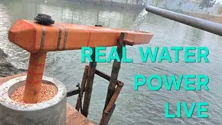 Insane Water Powered Corn Grinder | 24/7 Live Village Machine EP-15