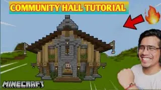 I Make Community Hall Like Anshu Bisht / Gamerfleet In Minecraft Lillyville