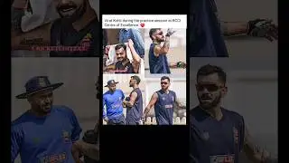 Practice Session Vibes Ft. Virat Kohli ❤️&zwj;🔥