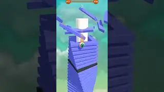 Stack Ball so satisfying High Graphics Ball Game #games #ballgame #gamingwithsamicheema