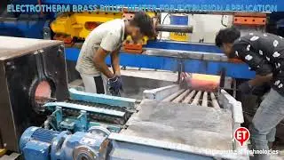 electrotherm induction billet heater for brass extrusion  contact 8980019282
