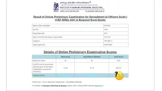 My RRB PO Prelims Scorecard 2025, 70+ Marks🥵, Normalisation??😵&zwj;💫 #rrb #rrbpo