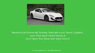 Larini Spec Maserati GranTurismo MC Stradale - Static Exhaust