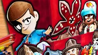 Dibujo Brawl Stars x Xtranger Things 5 | Drawing Brawl Stars x Stranger Things