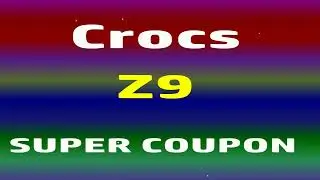 DISCOUNT COUPON Crocs كود خصم كروكس 2025 ( Z9 ) #السعودية