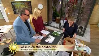 S&aring; bra &auml;r matkassarna - vi j&auml;mf&ouml;r i studion - Nyhetsmorgon (TV4)