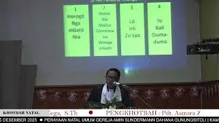 PERAYAAN NATAL UMUM GEREJA AMIN JEMAAT SUNDERMANN DAHANA GUNUNGSITOLI TAHUN 2025