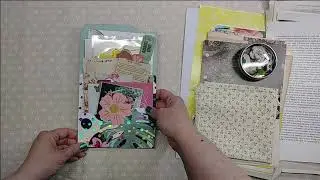 Summer Garden Junk Journal Kit in the Etsy Shop