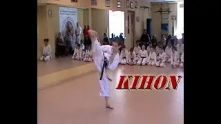 Каратэ. КИХОН. Аттестация на 1 кю. SKIF. Karate. KIHON. Attestation 1 kyu.