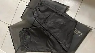 Fear of God Essentials Track Pants w/zipper Review (Iron)