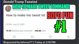 How to create tweet command! | BDFD FUN #1