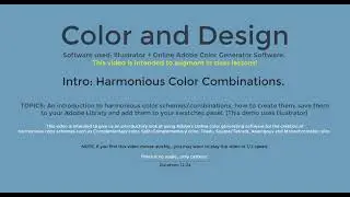 Color and Design: Basic - Colour and Harmony