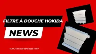 Hokida filtre à douche biologique cascade et tuyaux pour votre bassin.