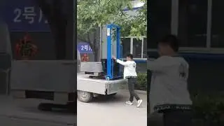 Remote Control Electric Climbing Carrier Pallet Stacker Self-lifting Truck Mounted Forklift