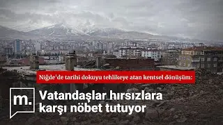 Niğde Kalesi'nde yeraltı kentinin üstüne TOKİ projesi