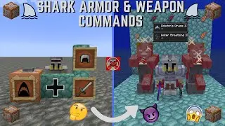 Command Block Tutorial #237: Shark Armor and Weapon Commands in Minecraft (1.21+)