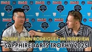 Rowby-John Rodriguez im Talk: Q-School, Familie & Darts-Life | Sapphiredarts Trophy 2025