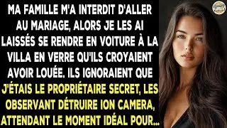 Bannie De Leur Mariage, Je Leur Ai Révélé Mon Secret : Un Immense Manoir De Verre.