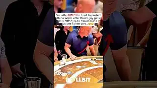 Dana Gets Jumped By Crazy Man But Security Tackles him😧!#dana #danawhite #jre #joerogan
