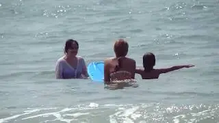 Goa beach tourists peak season