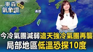 今起冷氣團減弱、漸轉乾  這天「強烈冷氣團」再襲！王淑麗：局部地區「低溫恐探10度」｜20260203【淑麗氣象讚】