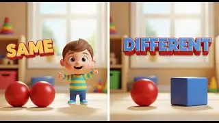 Same or Different? 🔴🔵 Fun Learning for Toddlers | Little Learner Lab