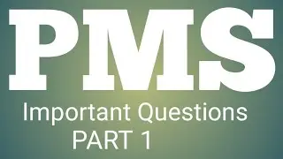 PMS - Important Questions 